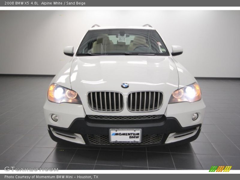 Alpine White / Sand Beige 2008 BMW X5 4.8i
