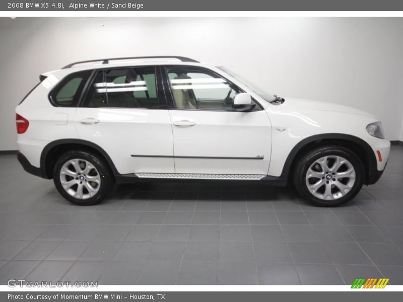 Alpine White / Sand Beige 2008 BMW X5 4.8i