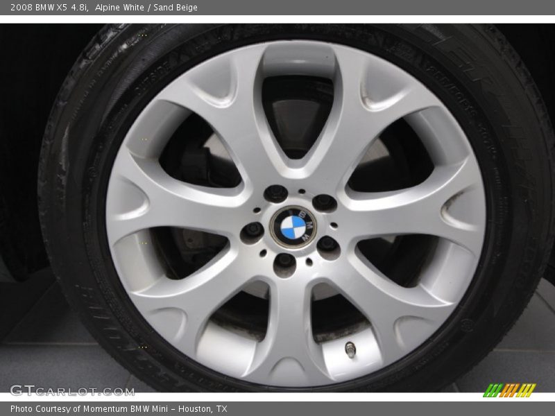 Alpine White / Sand Beige 2008 BMW X5 4.8i