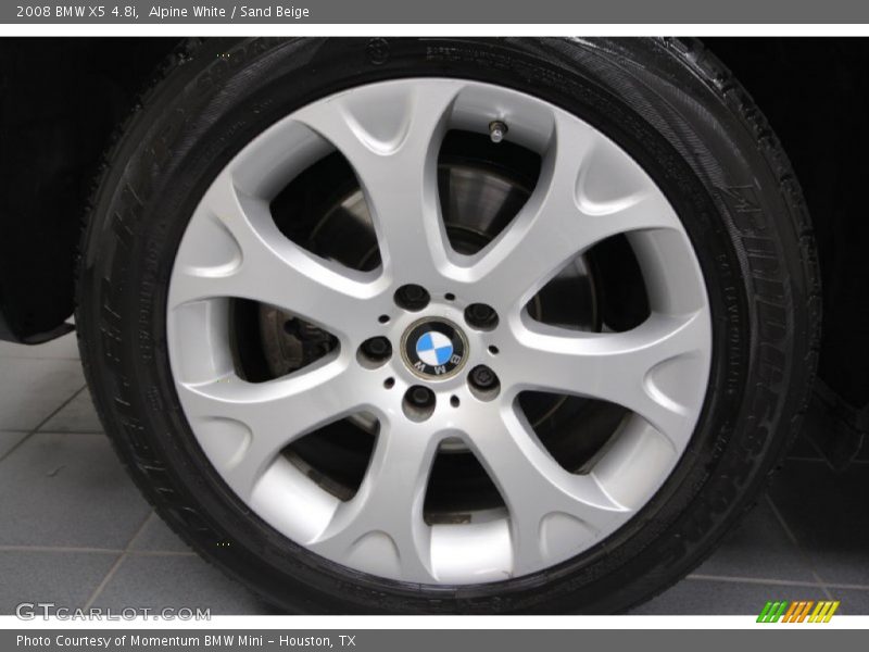 Alpine White / Sand Beige 2008 BMW X5 4.8i