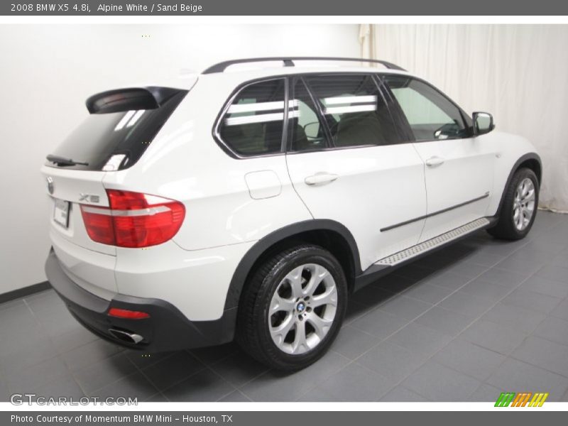 Alpine White / Sand Beige 2008 BMW X5 4.8i