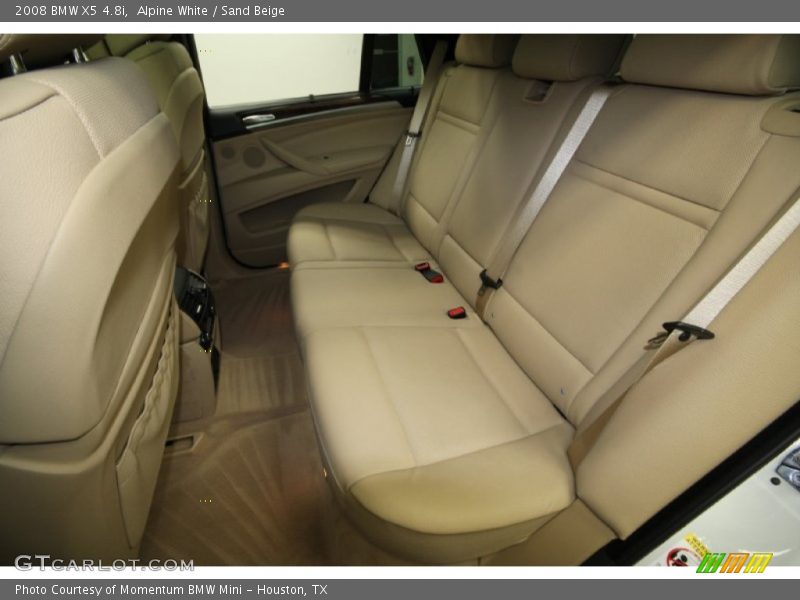 Alpine White / Sand Beige 2008 BMW X5 4.8i