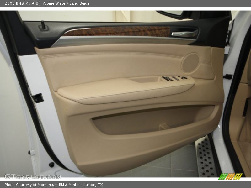 Alpine White / Sand Beige 2008 BMW X5 4.8i