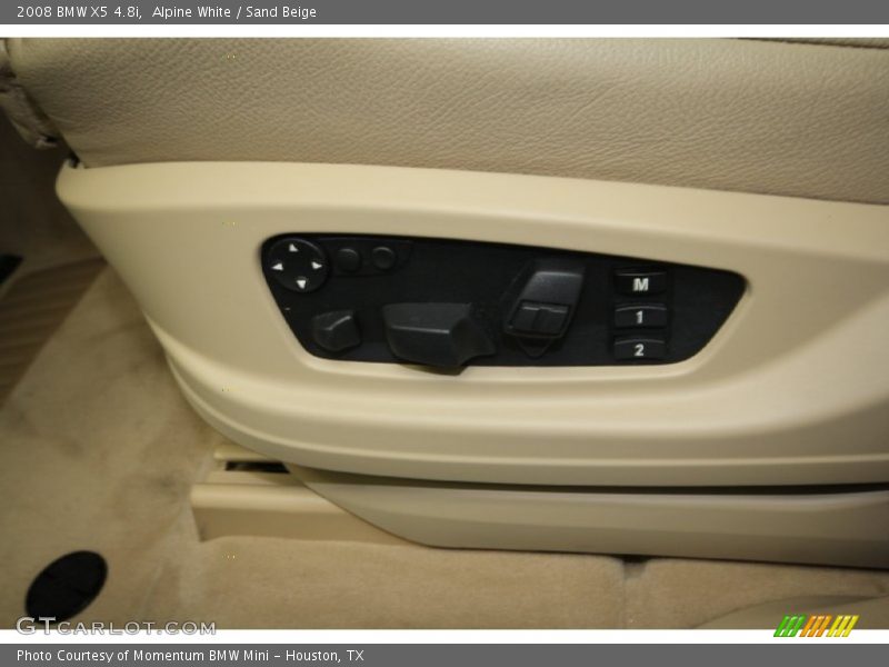 Alpine White / Sand Beige 2008 BMW X5 4.8i