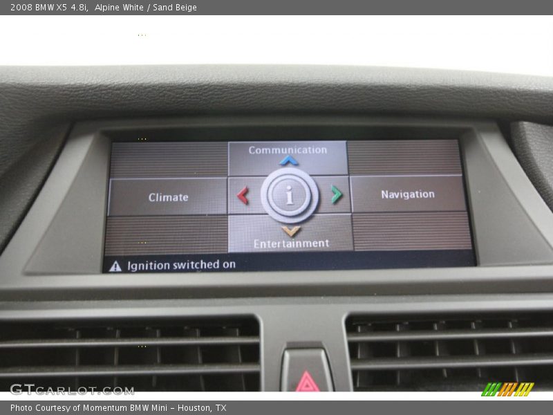 Alpine White / Sand Beige 2008 BMW X5 4.8i