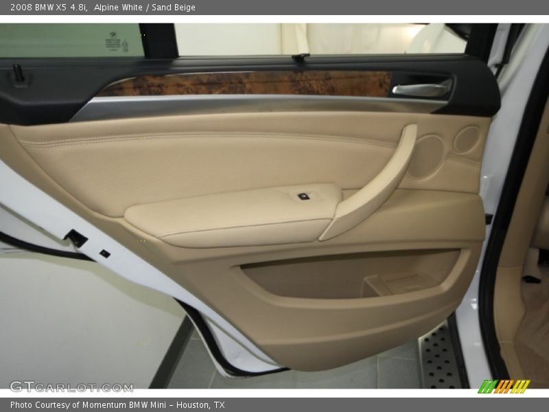 Alpine White / Sand Beige 2008 BMW X5 4.8i