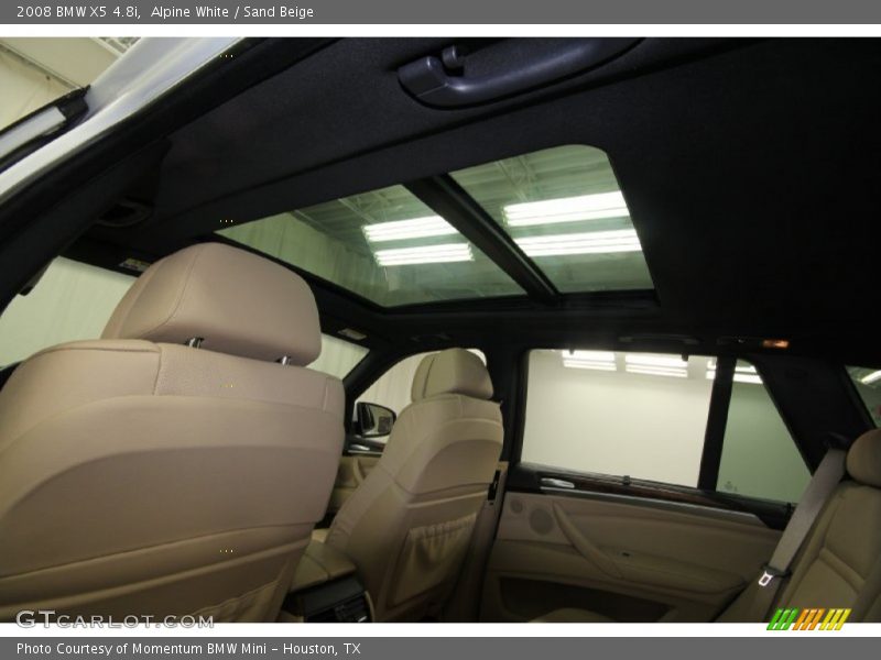 Alpine White / Sand Beige 2008 BMW X5 4.8i