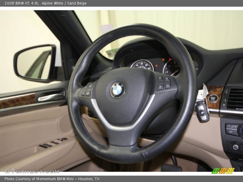 Alpine White / Sand Beige 2008 BMW X5 4.8i