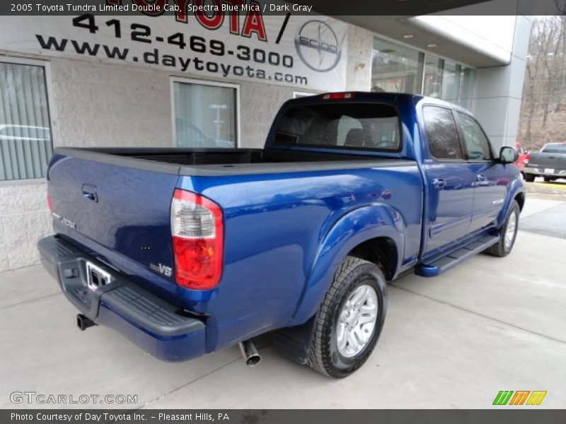 Spectra Blue Mica / Dark Gray 2005 Toyota Tundra Limited Double Cab