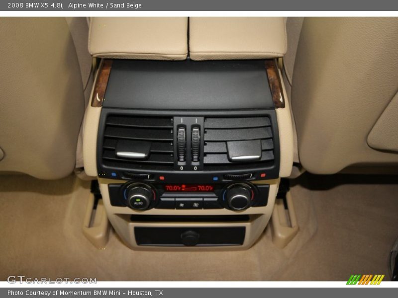 Alpine White / Sand Beige 2008 BMW X5 4.8i
