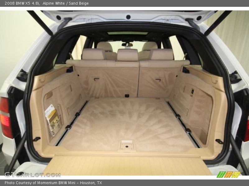 Alpine White / Sand Beige 2008 BMW X5 4.8i