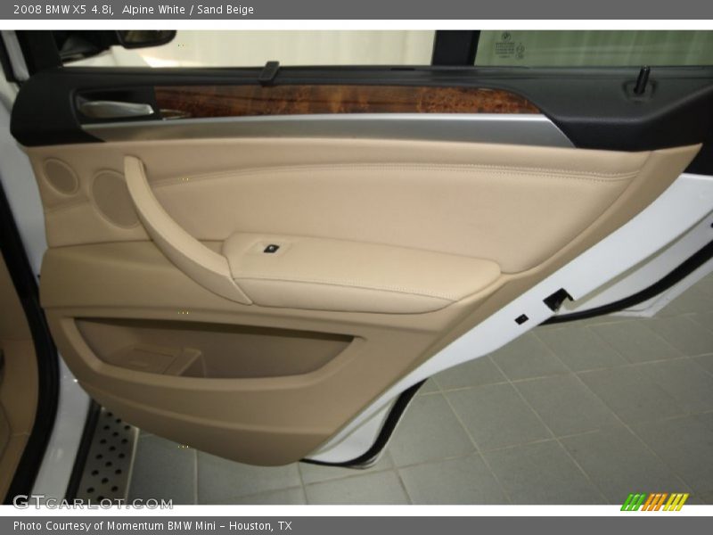 Alpine White / Sand Beige 2008 BMW X5 4.8i
