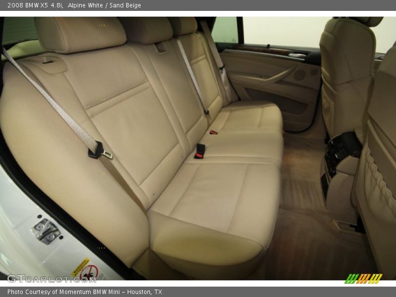 Alpine White / Sand Beige 2008 BMW X5 4.8i