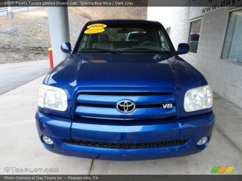 Spectra Blue Mica / Dark Gray 2005 Toyota Tundra Limited Double Cab