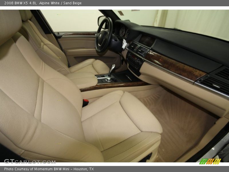 Alpine White / Sand Beige 2008 BMW X5 4.8i