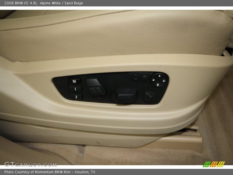 Alpine White / Sand Beige 2008 BMW X5 4.8i
