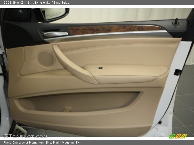 Alpine White / Sand Beige 2008 BMW X5 4.8i
