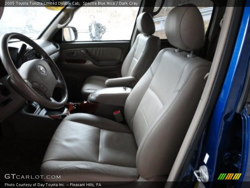 Spectra Blue Mica / Dark Gray 2005 Toyota Tundra Limited Double Cab