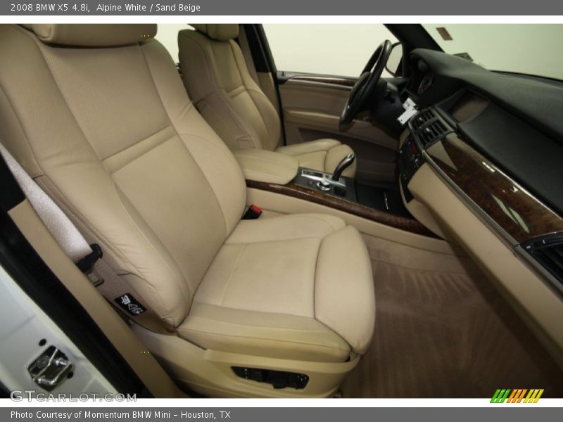 Alpine White / Sand Beige 2008 BMW X5 4.8i