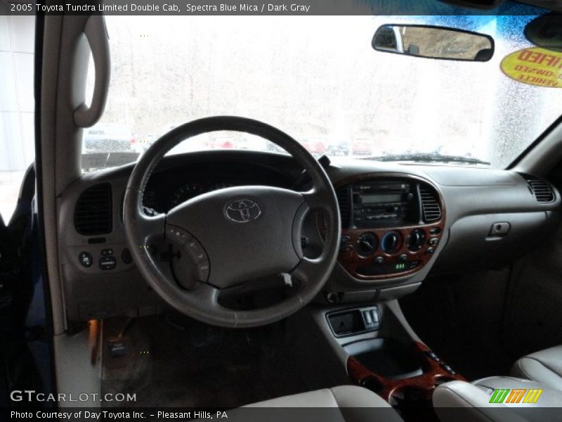 Spectra Blue Mica / Dark Gray 2005 Toyota Tundra Limited Double Cab