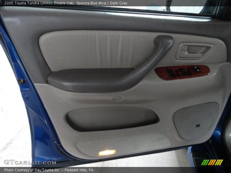 Spectra Blue Mica / Dark Gray 2005 Toyota Tundra Limited Double Cab