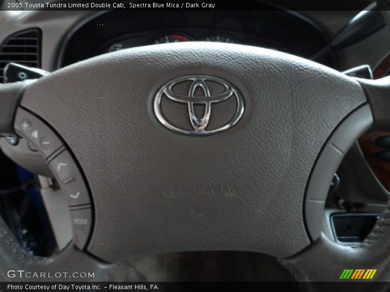 Spectra Blue Mica / Dark Gray 2005 Toyota Tundra Limited Double Cab