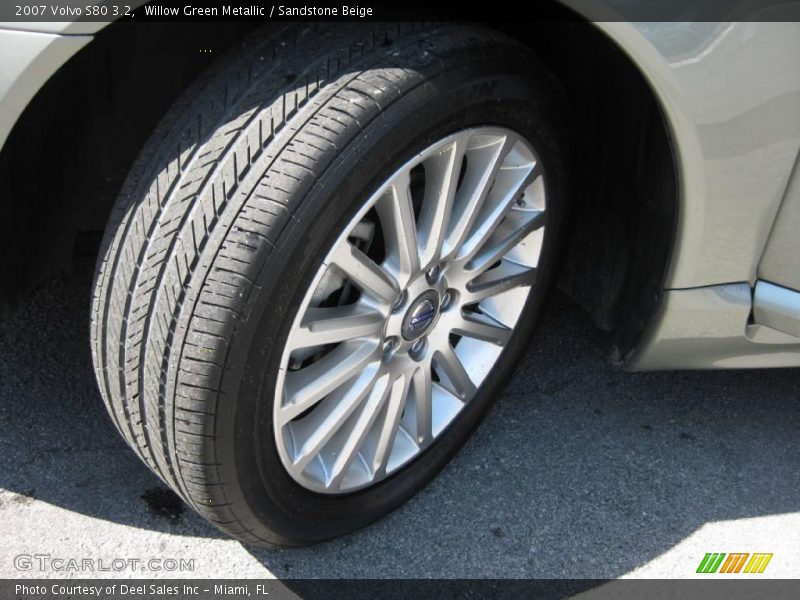 Willow Green Metallic / Sandstone Beige 2007 Volvo S80 3.2