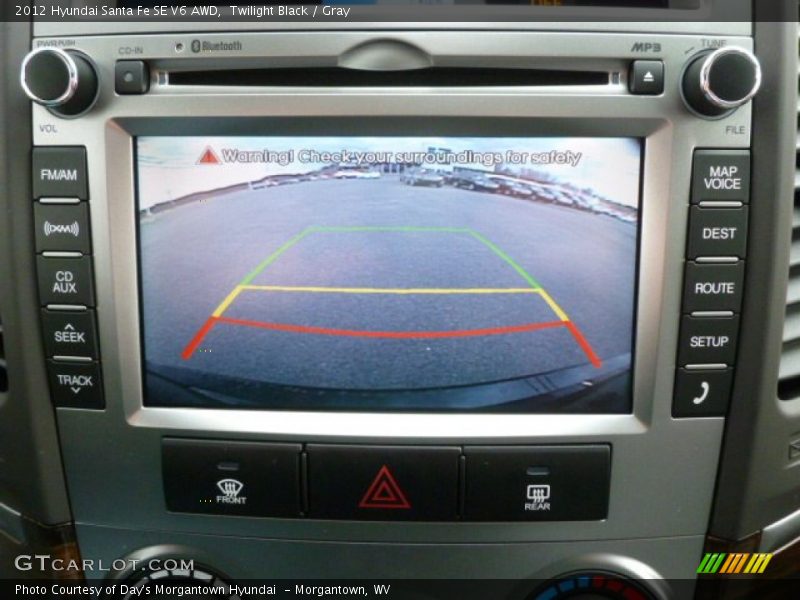 Twilight Black / Gray 2012 Hyundai Santa Fe SE V6 AWD