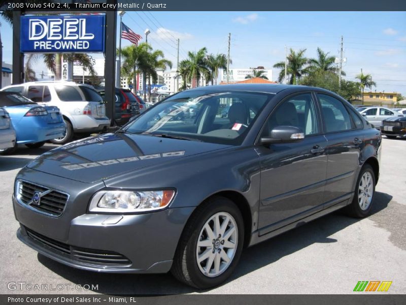 Titanium Grey Metallic / Quartz 2008 Volvo S40 2.4i