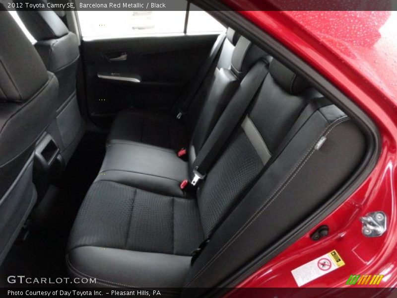 Barcelona Red Metallic / Black 2012 Toyota Camry SE