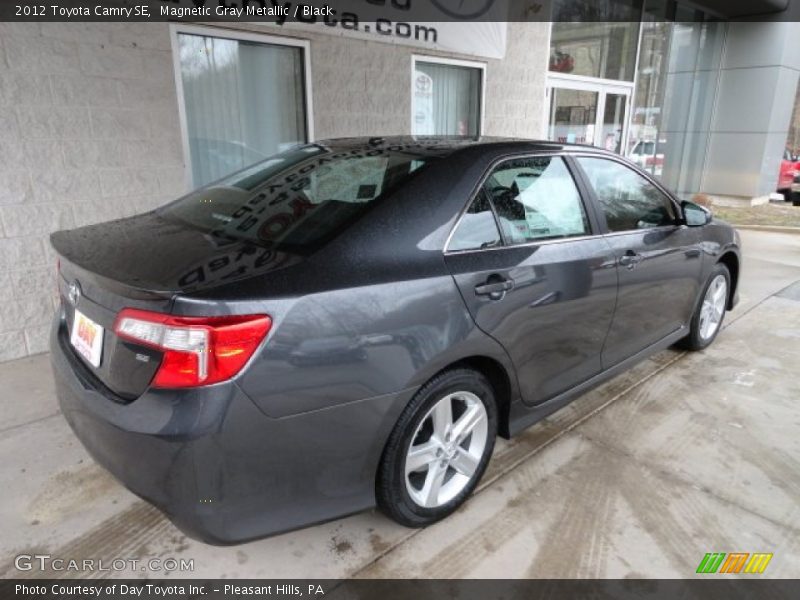 Magnetic Gray Metallic / Black 2012 Toyota Camry SE