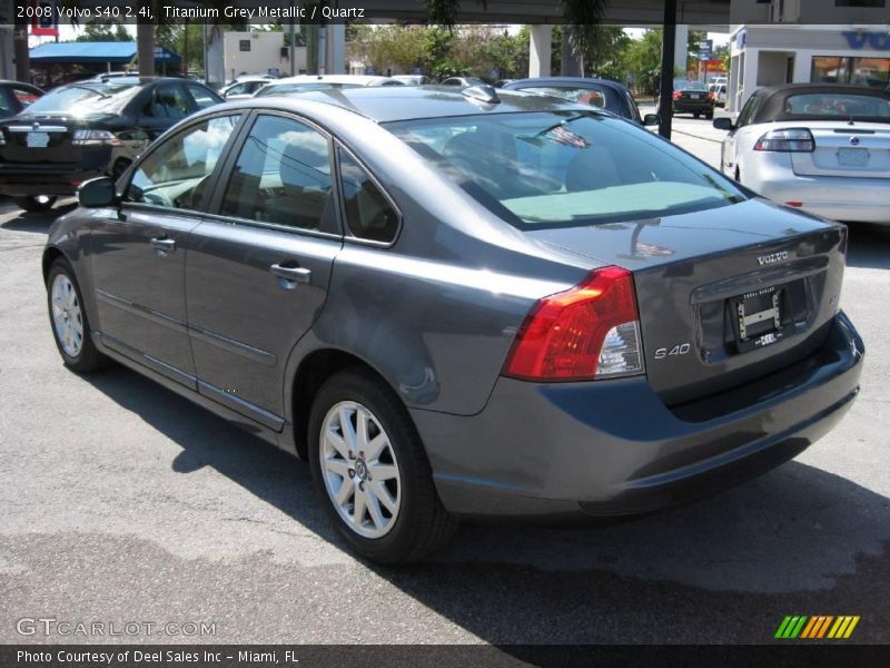 Titanium Grey Metallic / Quartz 2008 Volvo S40 2.4i