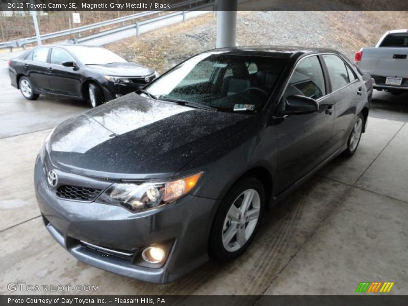 Magnetic Gray Metallic / Black 2012 Toyota Camry SE