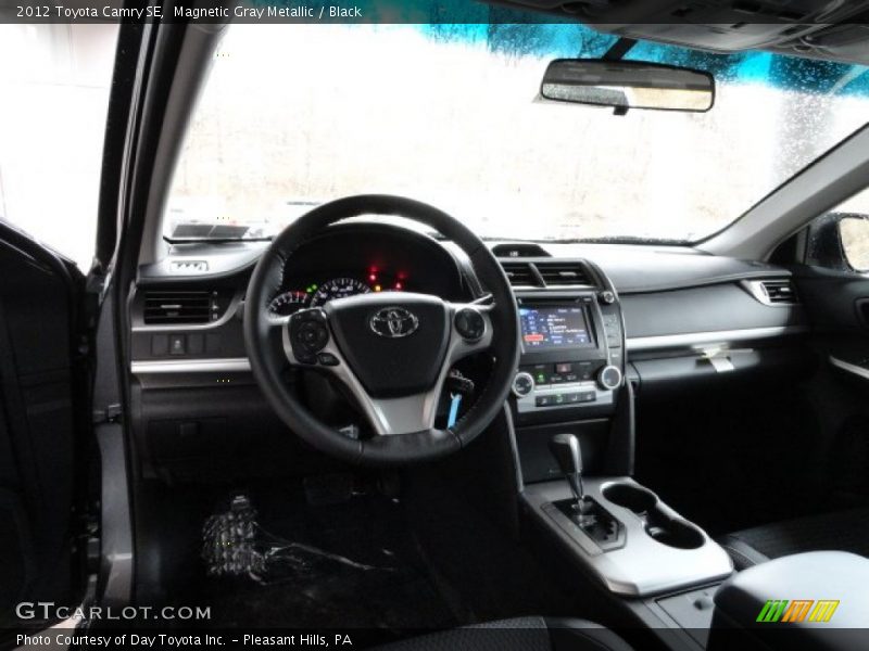 Magnetic Gray Metallic / Black 2012 Toyota Camry SE