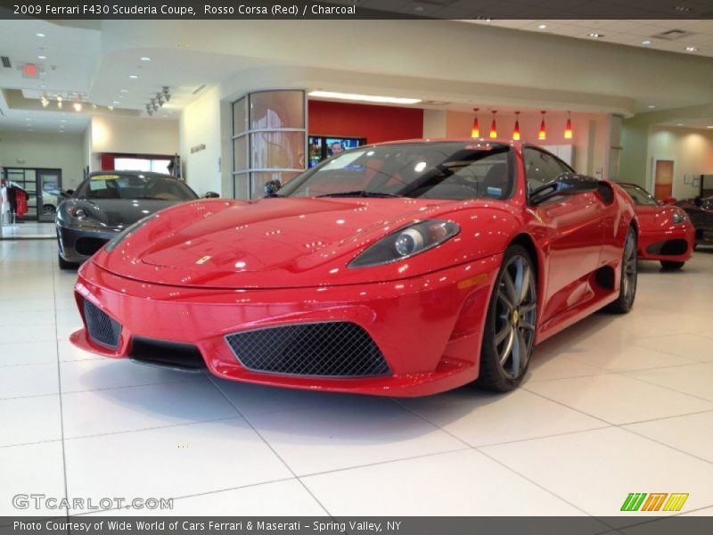 Rosso Corsa (Red) / Charcoal 2009 Ferrari F430 Scuderia Coupe