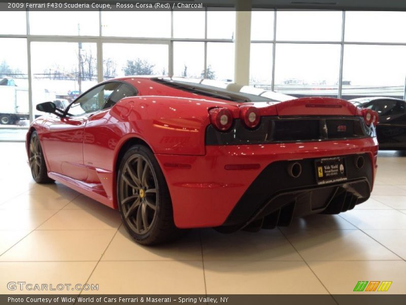Rear 3/4 View - 2009 Ferrari F430 Scuderia Coupe