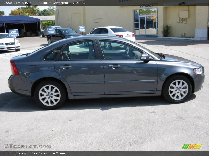 Titanium Grey Metallic / Quartz 2008 Volvo S40 2.4i