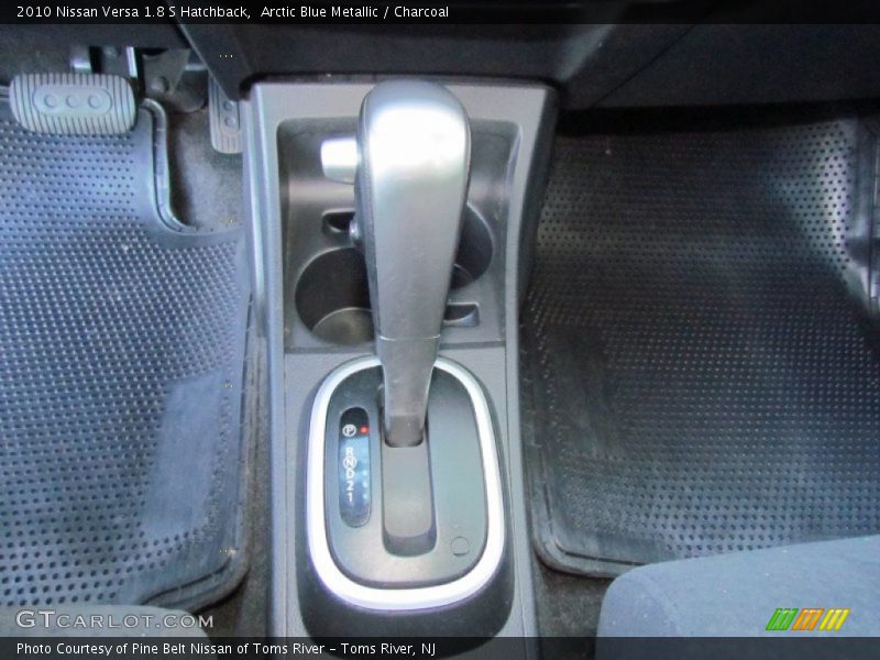 Arctic Blue Metallic / Charcoal 2010 Nissan Versa 1.8 S Hatchback