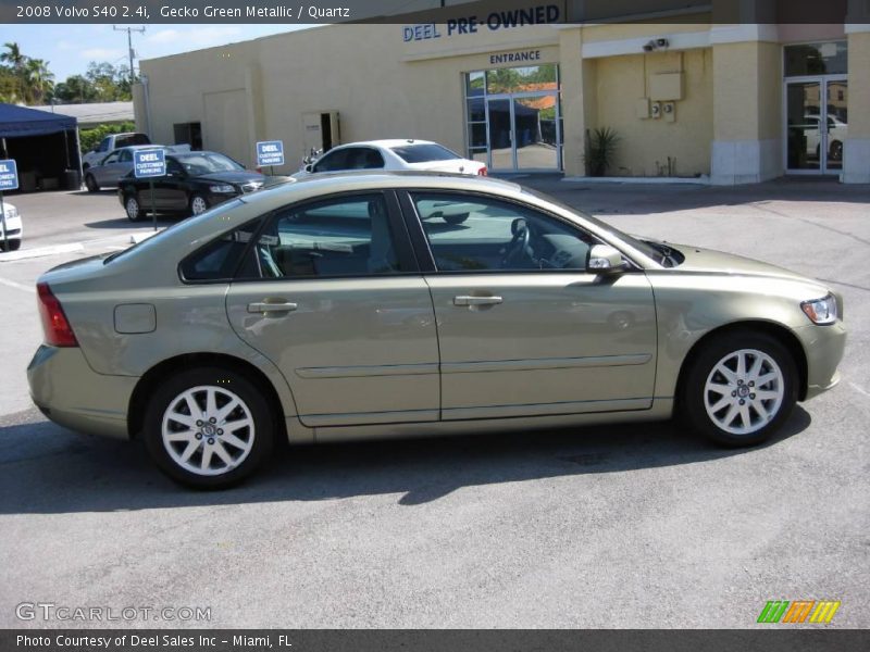 Gecko Green Metallic / Quartz 2008 Volvo S40 2.4i