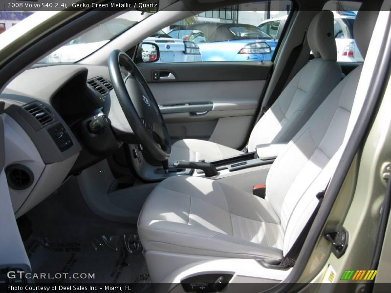 Gecko Green Metallic / Quartz 2008 Volvo S40 2.4i