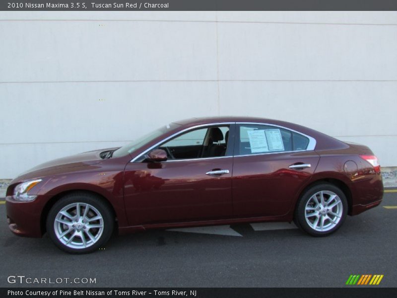 Tuscan Sun Red / Charcoal 2010 Nissan Maxima 3.5 S