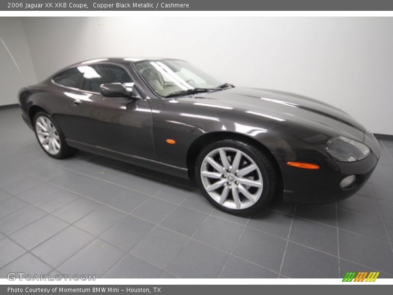Copper Black Metallic / Cashmere 2006 Jaguar XK XK8 Coupe