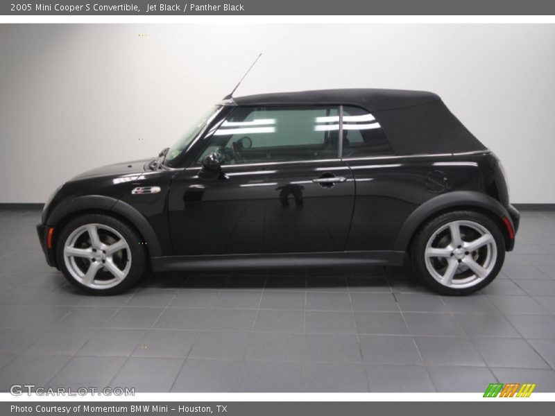 Jet Black / Panther Black 2005 Mini Cooper S Convertible
