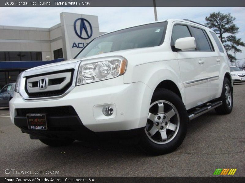 Taffeta White / Gray 2009 Honda Pilot Touring