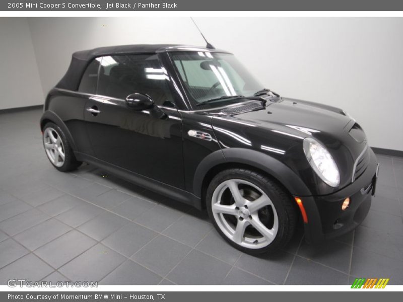 Jet Black / Panther Black 2005 Mini Cooper S Convertible