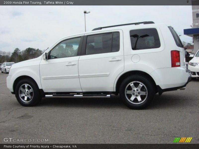 Taffeta White / Gray 2009 Honda Pilot Touring