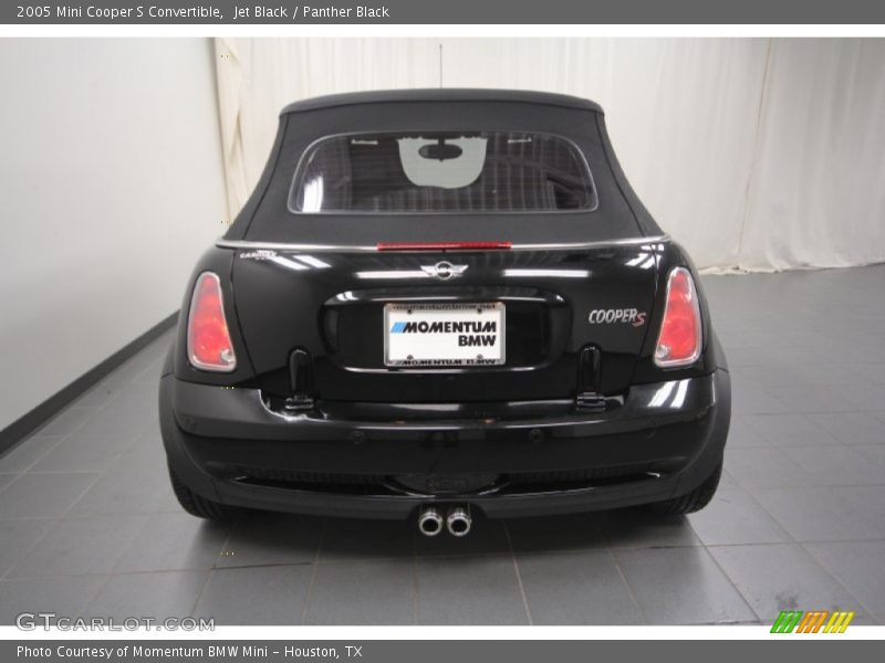 Jet Black / Panther Black 2005 Mini Cooper S Convertible