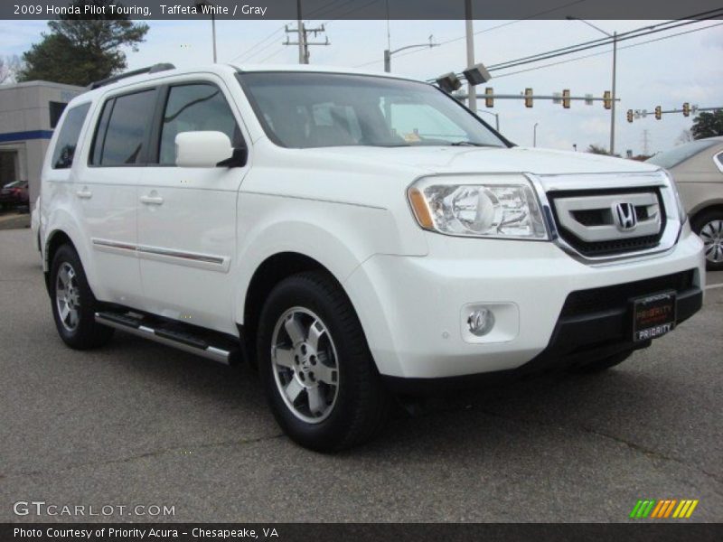 Taffeta White / Gray 2009 Honda Pilot Touring
