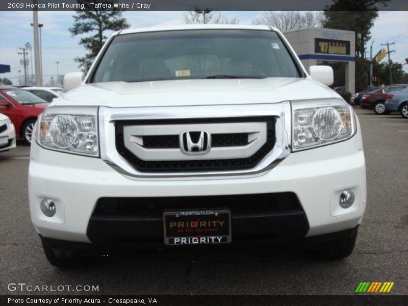 Taffeta White / Gray 2009 Honda Pilot Touring