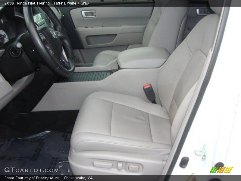 Taffeta White / Gray 2009 Honda Pilot Touring